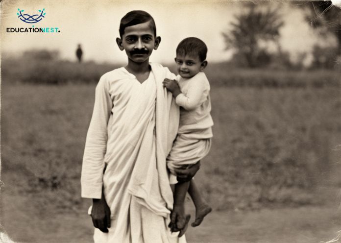 Mahatma Gandhi Childhood image