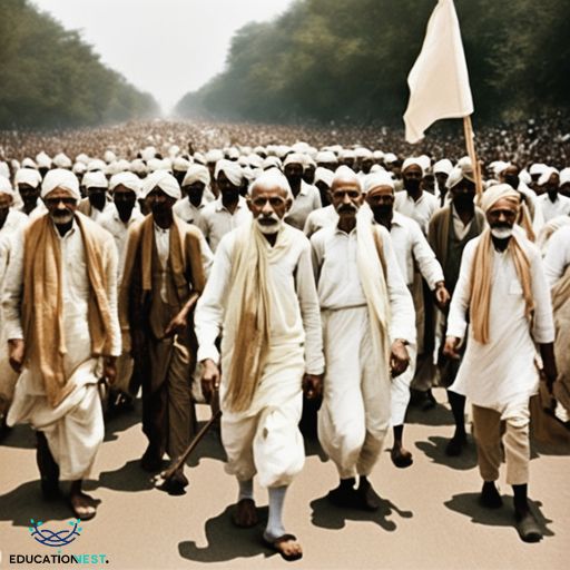 Salt march Mahatma Gandhi