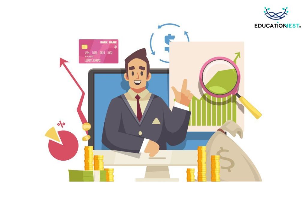 finance manager illustration