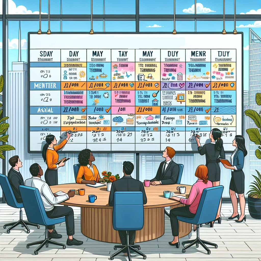 employee training calendar