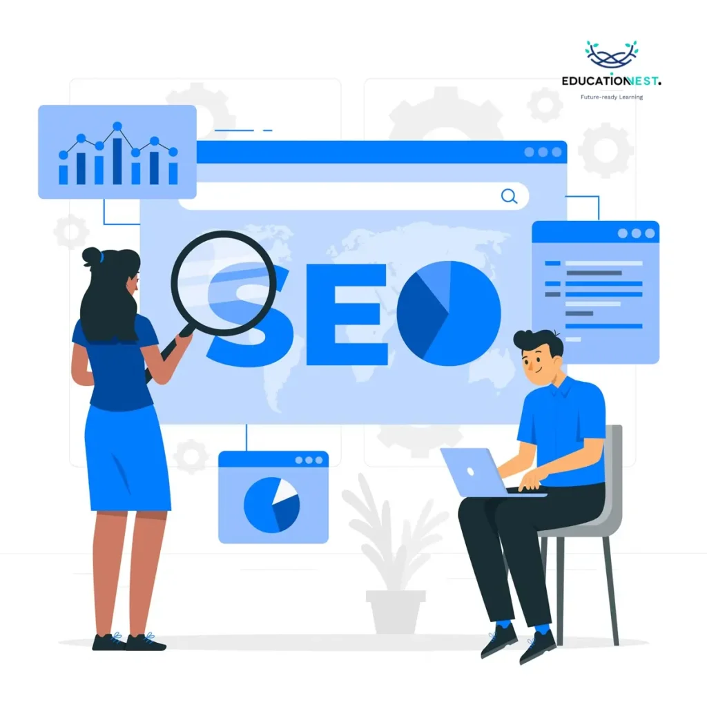 Visual representation of SEO services in India, focusing on tailored local SEO strategies for enhanced visibility.