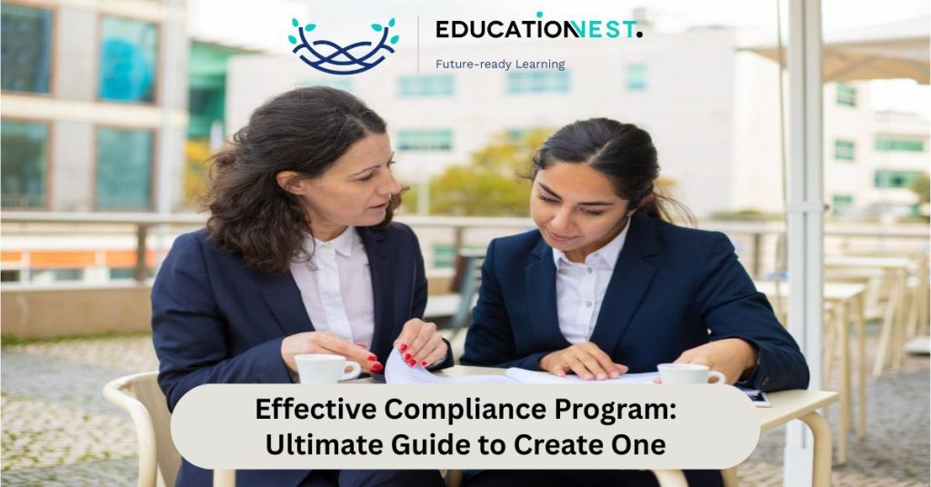 Image of creating an effective compliance program for businesses and organizations.