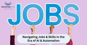 Image representing navigating jobs and skills in the modern workforce due to AI and automation.