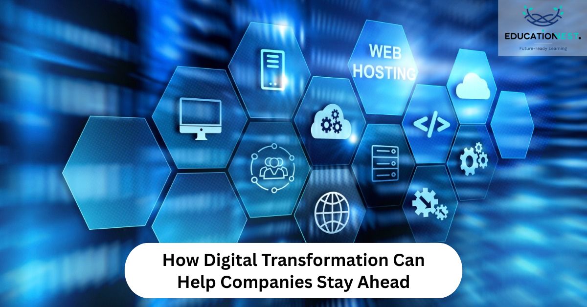 A visual representation of digital transformation in a company, showcasing technology integration and innovative strategies.