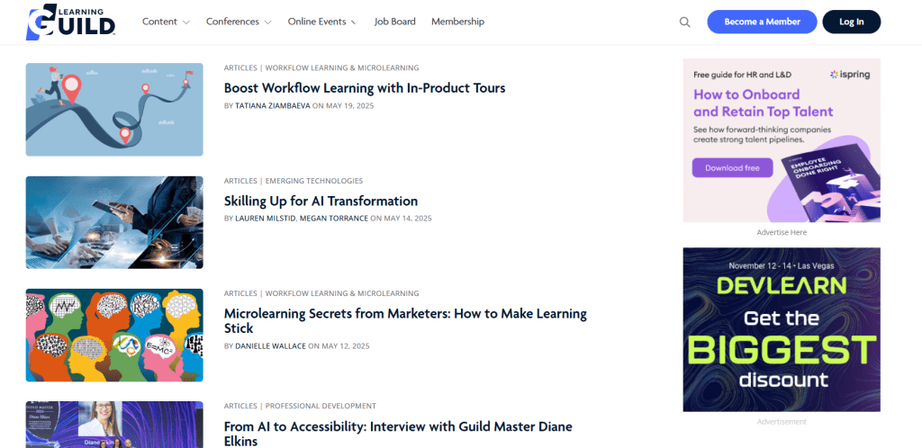 Learning Solutions Magazine corporate training blog