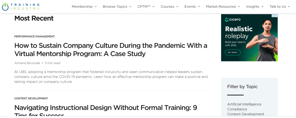 Training Industry Blog