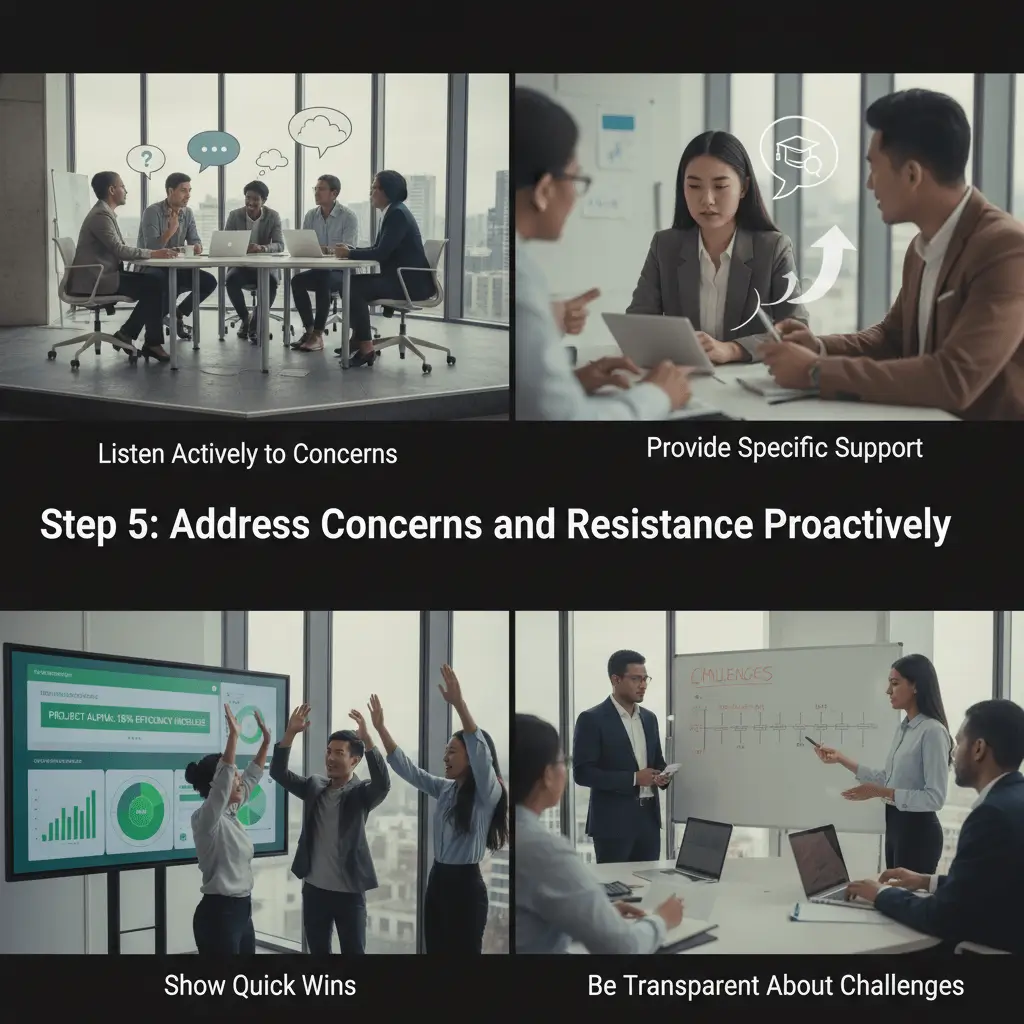 Step 5: Address Concerns and Resistance Proactively