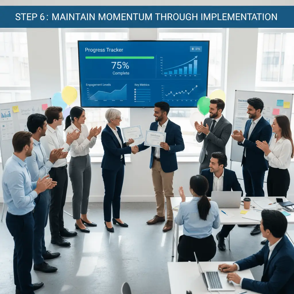 Step 6: Maintain Momentum Through Implementation