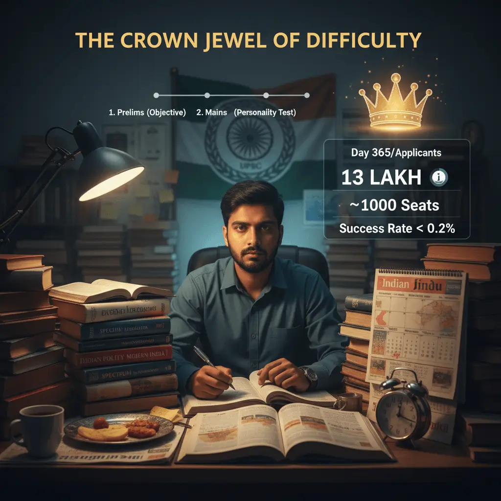 UPSC Civil Services Examination - The Crown Jewel of Difficulty